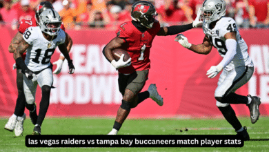 Las Vegas Raiders vs Tampa Bay Buccaneers Match Player Stats