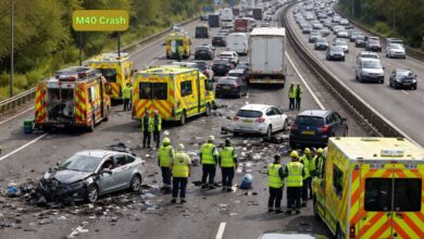 M40 Crash
